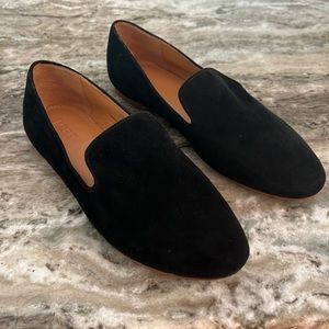 Jcrew suede black flats